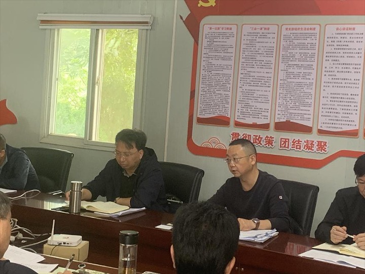 【基层调延卓云煤（KU酷游官网）集团到顺源煤矿调研督导项目建设推动情况