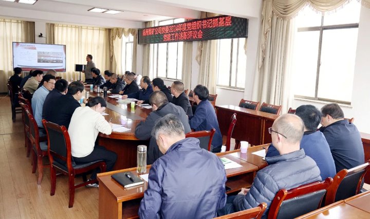 以“述”亮绩，以“评”促干│后所煤矿公司党委召开2024年度党组织书记抓基层党建工作述职评议查核会